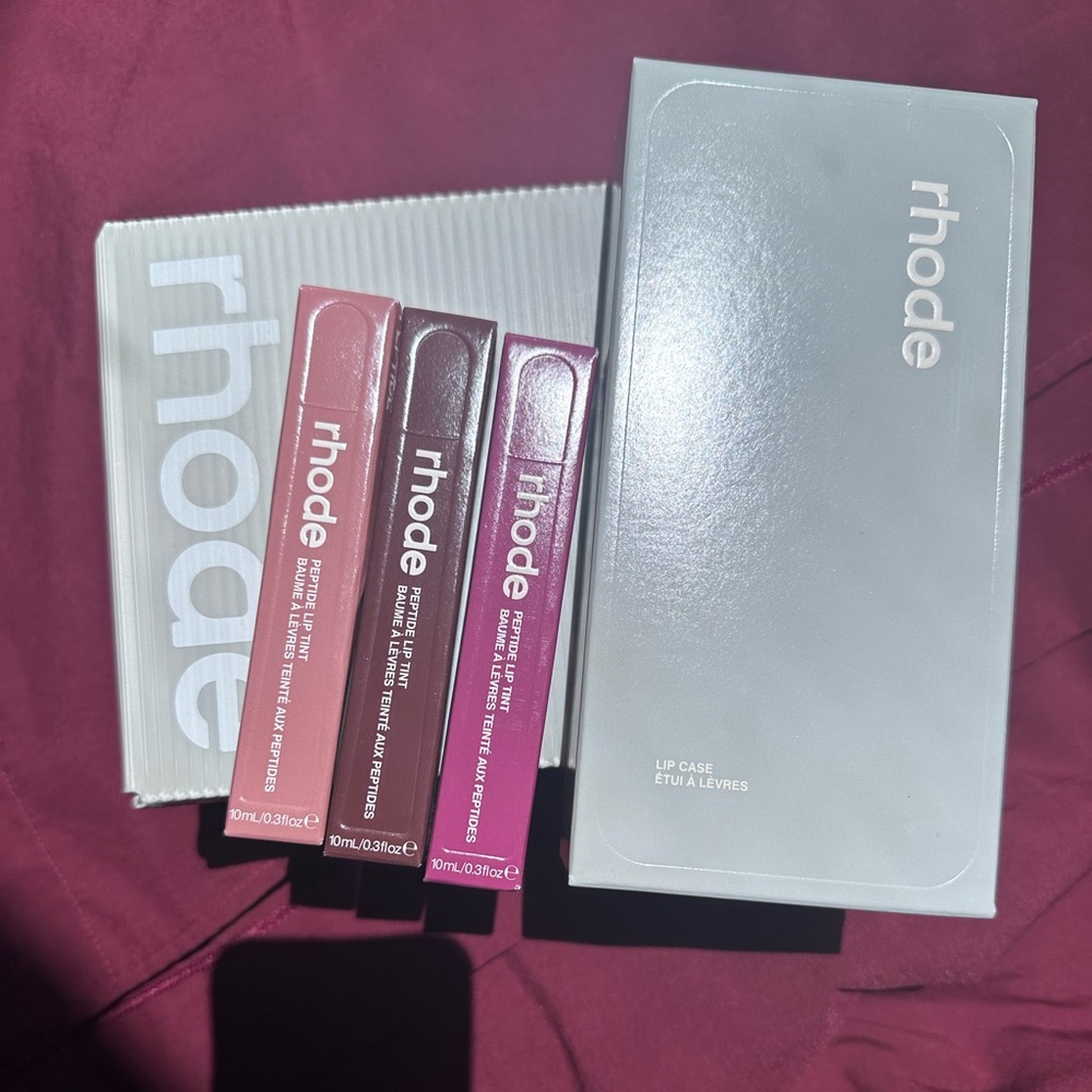 NEW iPhone 14 Pro Max Rhode lip case and 3 lip tints